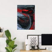 Poster Dragon de la flamme noire (Bureau à domicile)