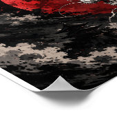 Poster Dragon de la Lune de Sang (Coin)