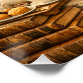 Poster Dragon de lecture cosy (Coin)