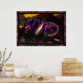 Poster Dragon De L'Est Par Michelle Wilder (Cuisine)
