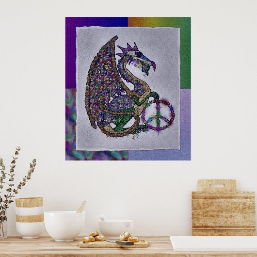 Poster Dragon de Paix Bijoux (Cuisine)