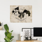 Poster Dragon de Queue de Corne Hongrois (Bureau à domicile)