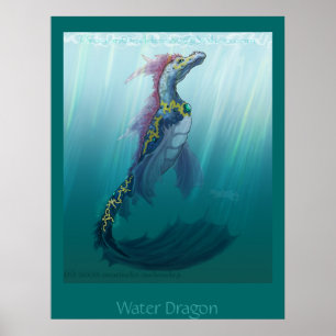 Poster Dragon d'eau