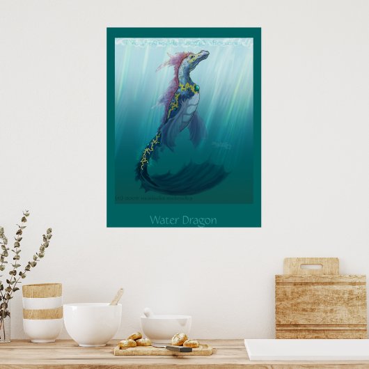 Poster Dragon d'eau (Cuisine)