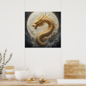 Poster Dragon d'or (Cuisine)