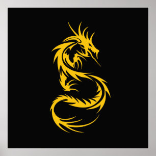 Poster Dragon d'or