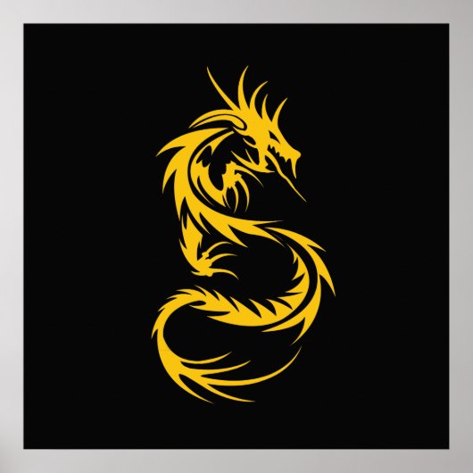 Poster Dragon d'or (Devant)