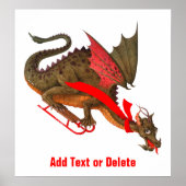 Poster Dragon dormant (Devant)