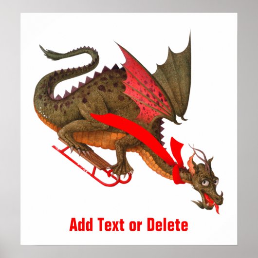 Poster Dragon dormant (Devant)