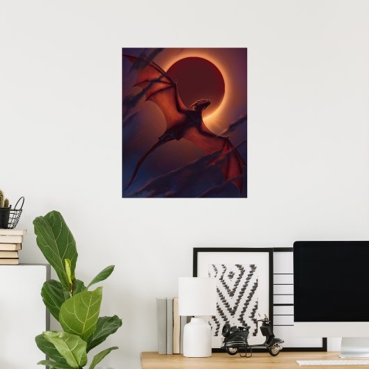 Poster Dragon Eclipse (Bureau à domicile)