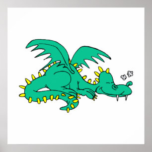 Poster Dragon endormi
