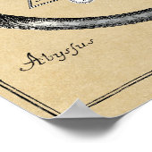 Poster Dragon et serpent Ouroboros Mandala (Coin)