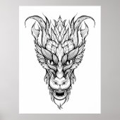 Poster Dragon feuille (Devant)