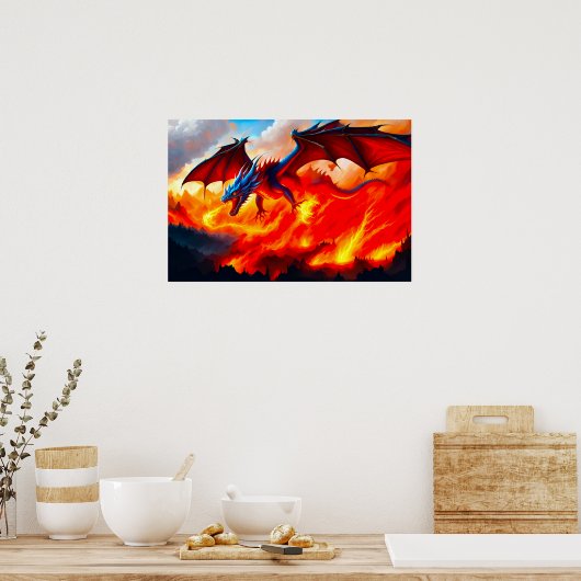 Poster Dragon fire (Cuisine)