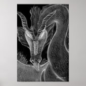 Poster Dragon foncé (Devant)