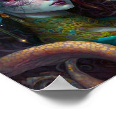 Poster Dragon Goddess Queen Imaginaire Art (Coin)