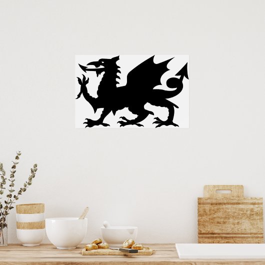 Poster Dragon Heraldry (Cuisine)