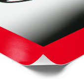 Poster - Dragon in de kijker Perfect Poster (Hoek)