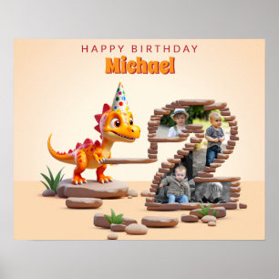 Poster Dragon Little Dino   Photo Big Number 2e anniversa
