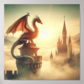 Poster Dragon majestueux (Devant)