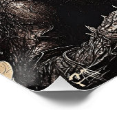 Poster Dragon Majesty - Expressionnisme Abstrait exclusif (Coin)