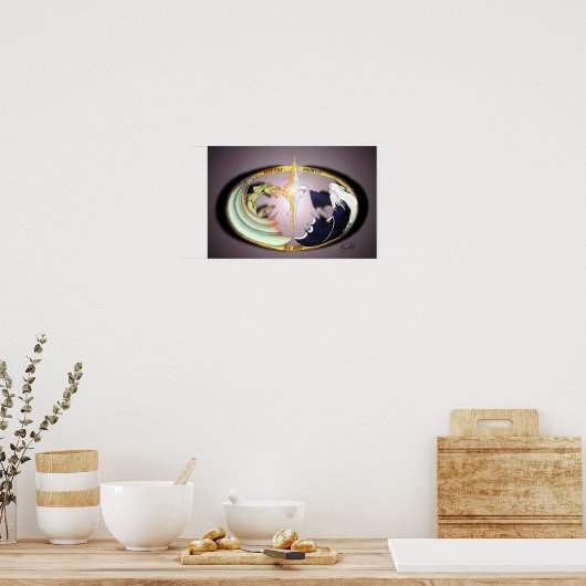 Poster Dragon & Merlin (Cuisine)