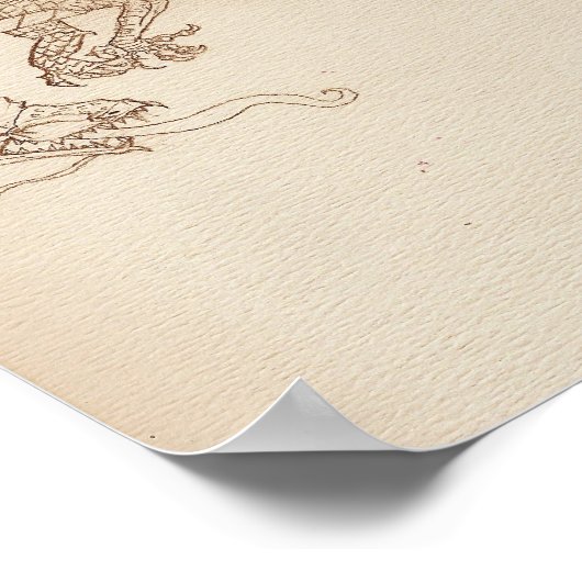 Poster dragon n° 1 (Coin)