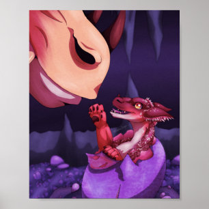 Poster Dragon nouveau-né