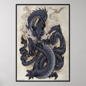Poster Dragon oriental (Devant)