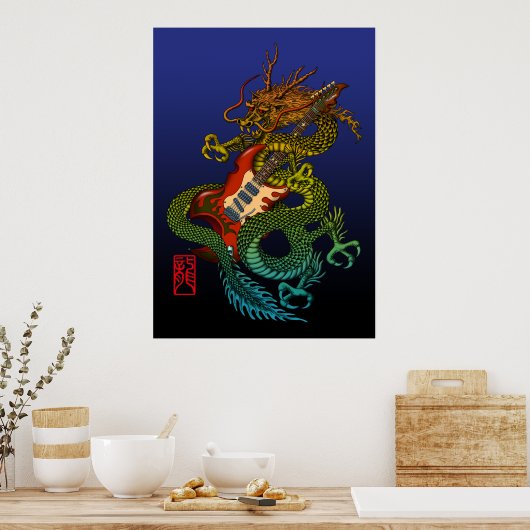 Poster Dragon original 01 (Cuisine)