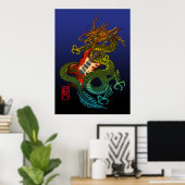 Poster Dragon original 01 (Bureau à domicile)