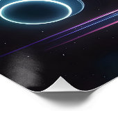 Poster Dragon papillon spatial (Coin)