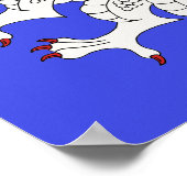 Poster Dragon Rampant Argent (Coin)