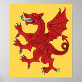 Poster Dragon Rampant Gules (Devant)