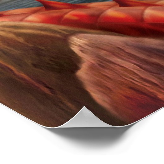 Poster "Dragon rouge" (Coin)