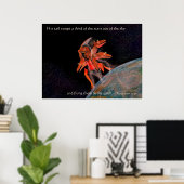 Poster Dragon rouge (Bureau à domicile)