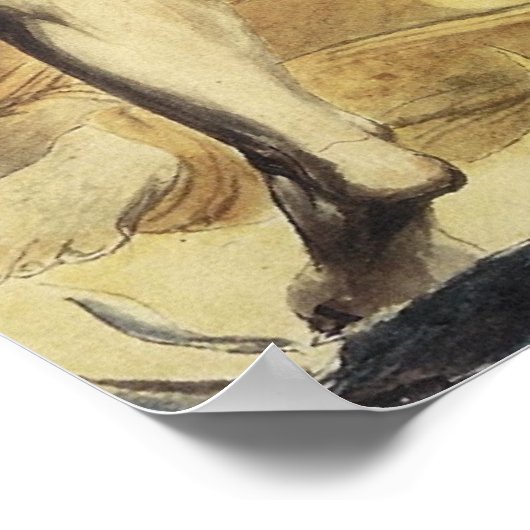 Poster Dragon rouge (Coin)