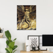 Poster Dragon rouge (Bureau à domicile)