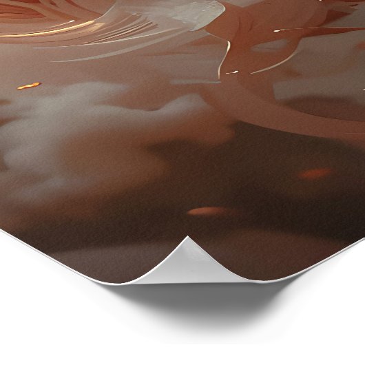 Poster Dragon rouge (Coin)