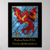 Poster Dragon rouge (Devant)