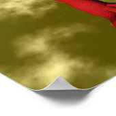 Poster Dragon rouge (grande taille) (Coin)