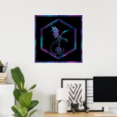 Poster Dragon RPG | Nebula Imaginaire Tabletop Gamer Dice (Bureau à domicile)
