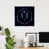 Poster Dragon RPG | Nebula Imaginaire Tabletop Gamer Dice (Bureau à domicile)