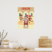 Poster Dragon Slayer Knight Boy fête d'anniversaire (Cuisine)