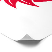 Poster Dragon Styled Letter G, Dragon Alphabet, Monogram (Coin)