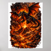 Poster Dragon sur le royaume volcanique (Devant)