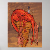 Poster Dragon Taillé (Devant)