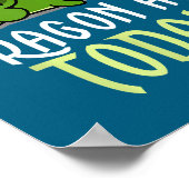 Poster Dragon Today _ Dragging _ Lazy _ Funny Novelty _ G (Coin)