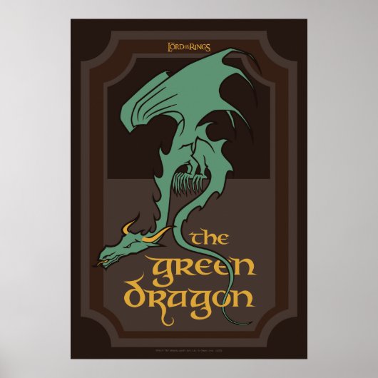 POSTER DRAGON VERT™ (Devant)