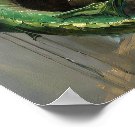 Poster Dragon vert (Coin)